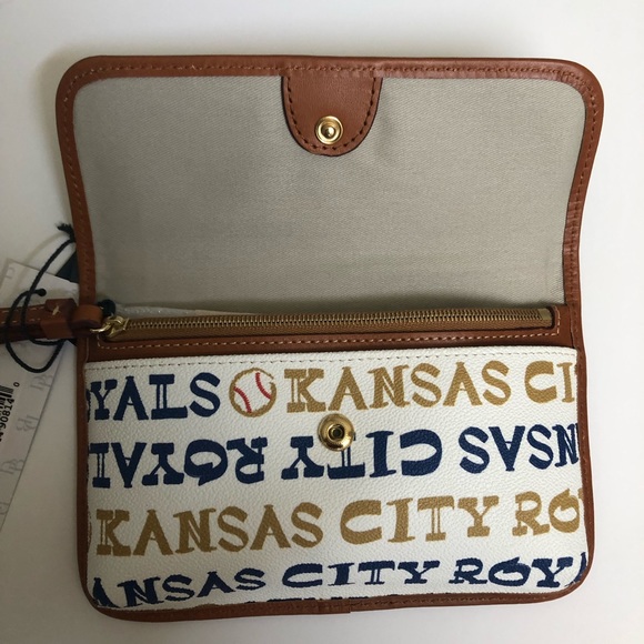 Dooney & Bourke Kansas City Royals Wristlet - Picture 3 of 9